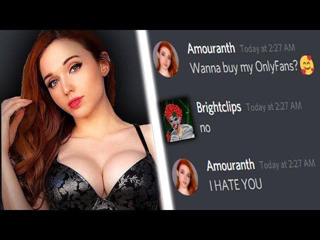 TROLLING A BANNED ONLYFANS GIRL ON DISCORD! (Amouranth)