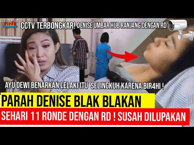 MENGEJUTKAN TEREKAM CCTV ! Denise Chariesta Blak Blakan Dengan RD Ayu Dewi Menangis Histeris