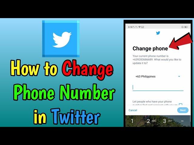 How to Change Phone Number in Twitter