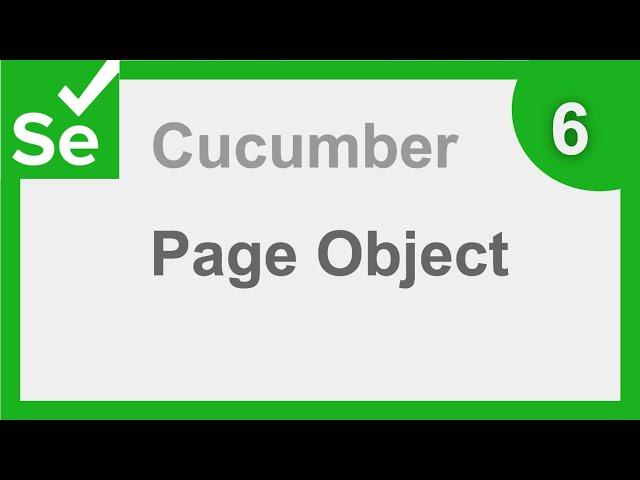 Selenium Cucumber Java BDD Framework 6 - Page Object Model | Step by Step