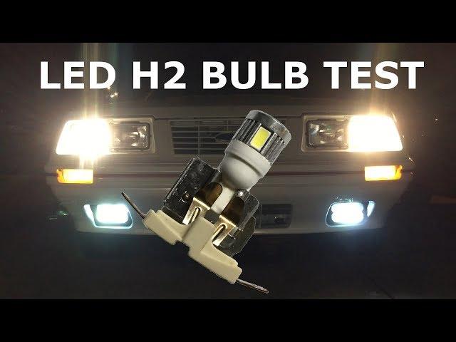 LED H2 STYLE BULB VS 55 WATT HALOGEN