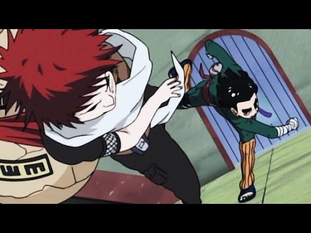 Gaara vs Rock Lee - Türkçe Altyazılı | Naruto Chūnin Sınavları