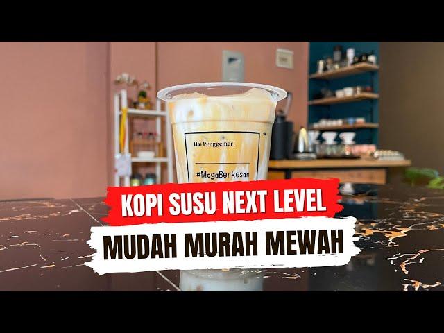 RESEP ES KOPI SUSU GULA AREN NEXT LEVEL LENGKAP DENGAN TAKARANNYA