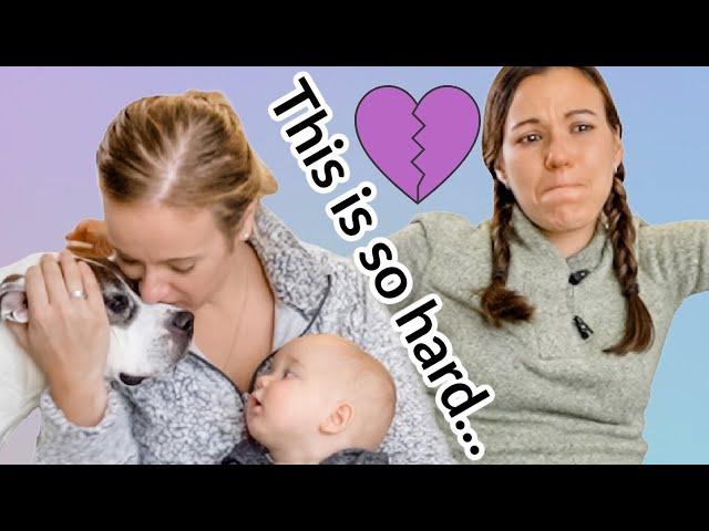 This is REALLY Hard!! | Spend the Weekend With Us | Pet Loss and Baby's First Pumpkin