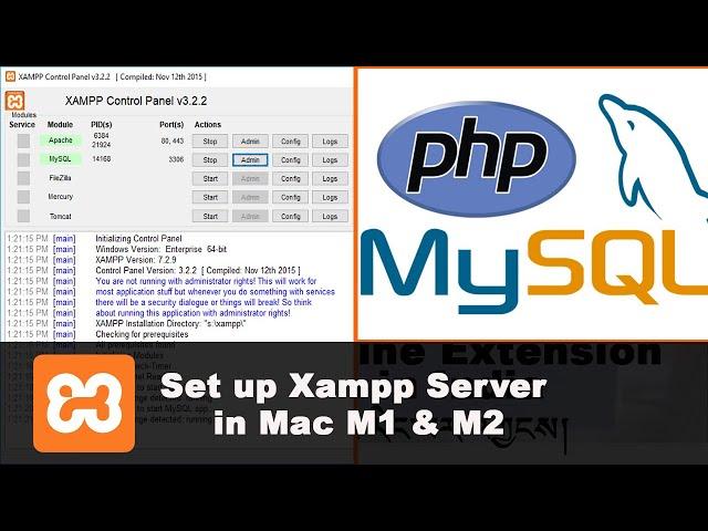 Xampp Set up in Mac Silicon M1 & M2 | 2024 | Run Php Programs (Latest)