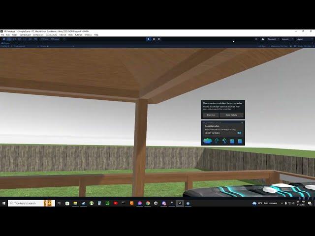 VR backyard test