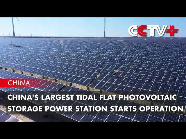 China's Largest Tidal Flat Photovoltaic Storage Power Station Starts Operation