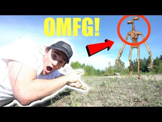 We hunted the REAL Siren Head and you won't believe what happened! (He attacked us) (He is HUGE!!)