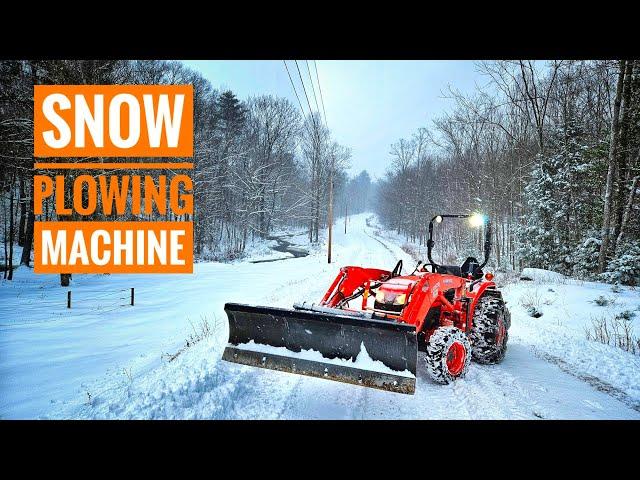 Transform your Compact Tractor into a Snow Plowing Machine