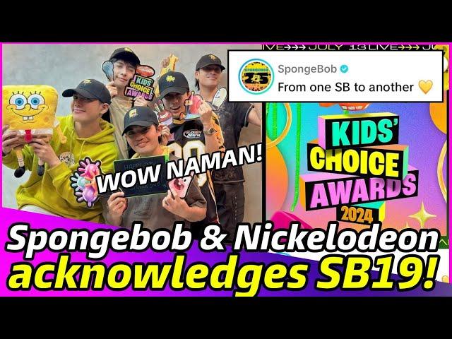 SB19 RECEIVES GIFT from Spongebob and Nickelodeon themselves!