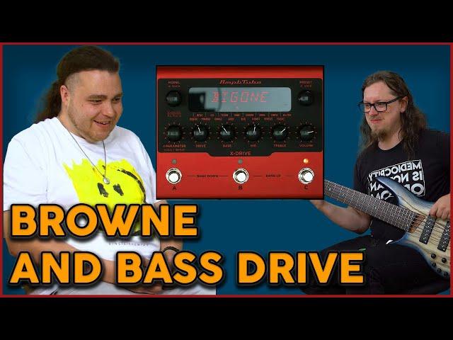 John Browne likes the Bass Distortion! Amplitube X-Drive pedal