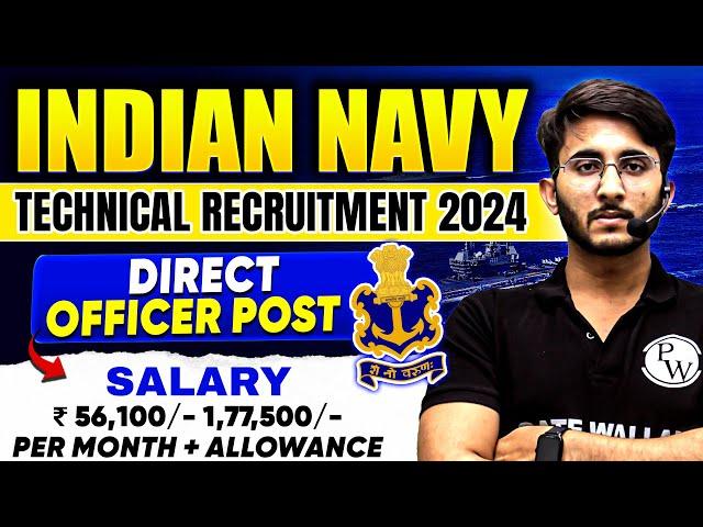 Indian Navy Technical Recruitment 2025 | Become a Direct Officer | Eligibility, Salary & Full Detail