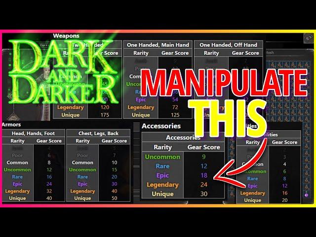 Gear-Based Matchmaking Explained - Dark and Darker Guide, Highlights & Funny Moments