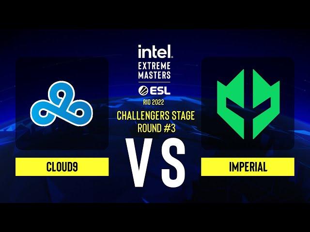 Cloud9 vs. Imperial - Map 1 [Overpass] - IEM Rio Major 2022 - Challengers Stage - ROUND #3