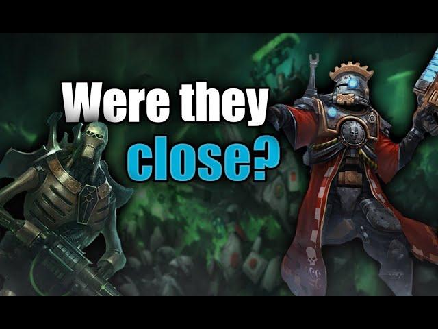 How does humanities Dark Age tech compare to the Necrons? | Warhammer