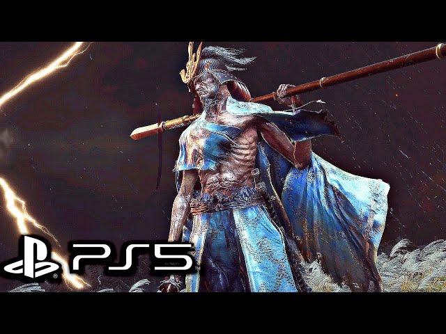 Sekiro Shadows Die Twice PS5 - Isshin The Sword Saint Boss Fight & Ending (4K 60FPS)