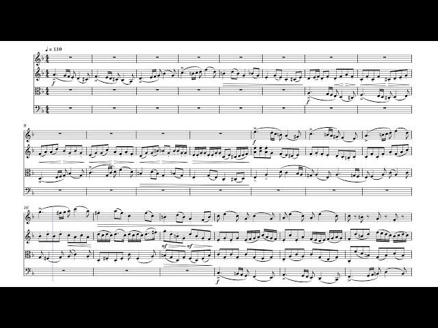 String Quartet No. 1 - Original Composition