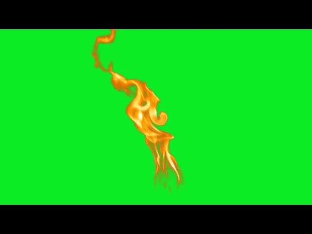 Realistic Fire   Realistic flame Green Screen Footage    Hash Tag Films    HTF