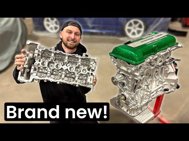 Assembling a FULLY built HEAD! - WILD engine transformation!