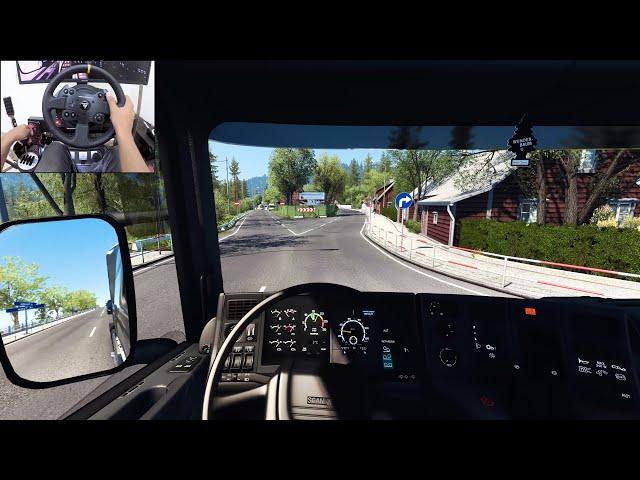 Pomezania Map - Euro Truck Simulator 2 | Thrustmaster TX gameplay