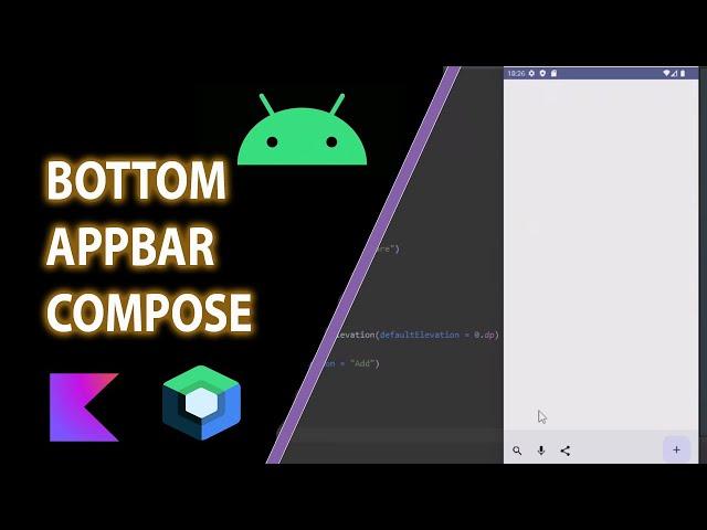 BottomAppBar - Jetpack Compose