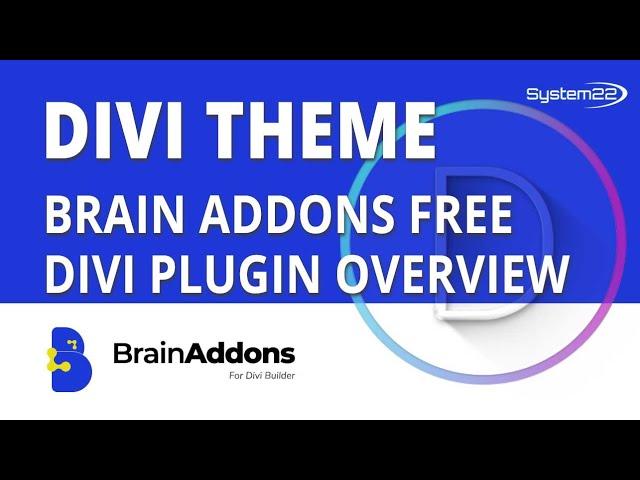 Divi Brain Addons Free Divi Plugin Overview 