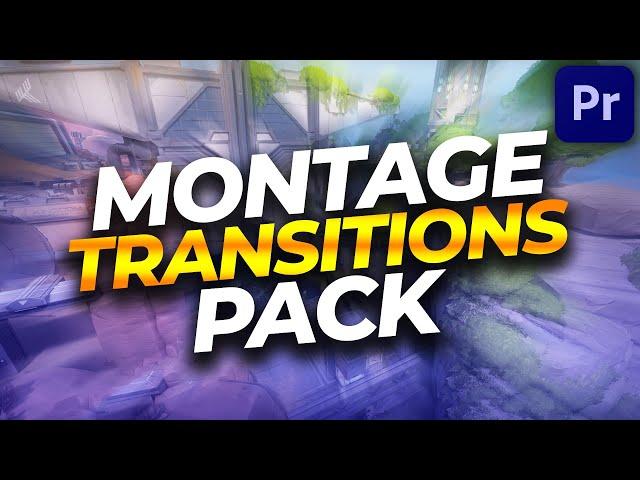 FREE Premiere Pro Transition Presets for Gaming Montages & Edits [Transitions Pack & Tutorial]