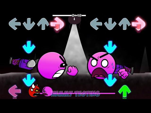 FNF Geometry Dash 2.3 vs Geometry Dash 2.3 Sings Animal | Fire In The Hole