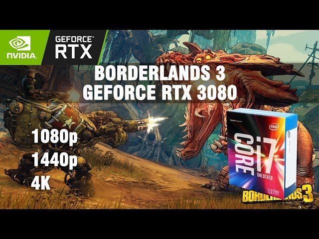 Borderlands 3 - RTX 3080 | i7 6700K | 1080p, 1440p, 4K on an older CPU?