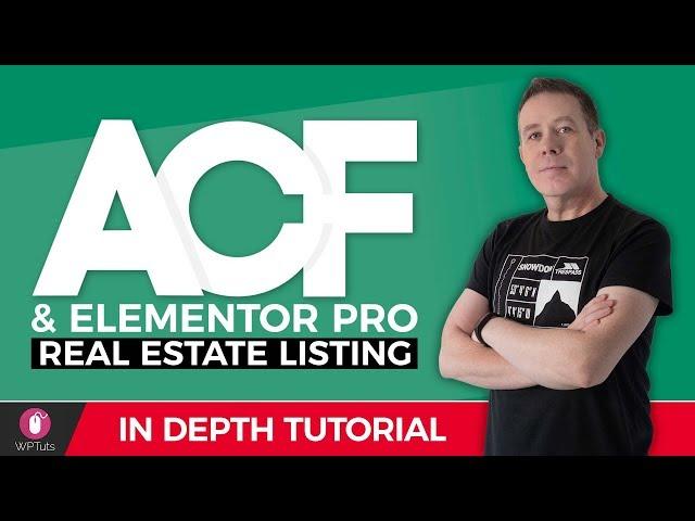 Advanced Custom Fields Pro & Elementor Pro - Real Estate Website