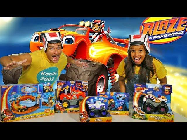 Blaze and the Monster Machines Toy Challenge ! || Toy Review || Konas2002