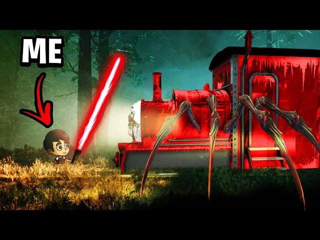 Choo Choo Charles BUT WITH LIGHTSABER (mod)