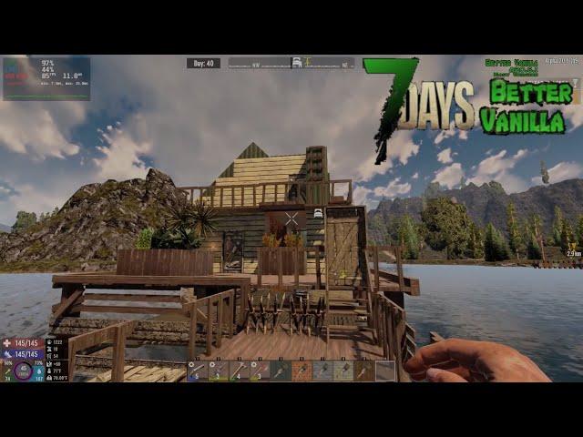 7 Days To Die A20.6 | Server Mods & Boat House RP Base Tour | Hosted in AWS EC2!