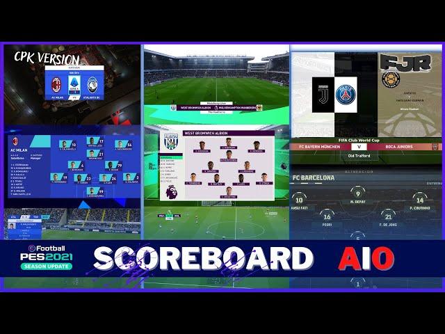 PES 2021 - Update Scoreboard AIO By Spursfan18 REPACK By FJR | CPK VERSION