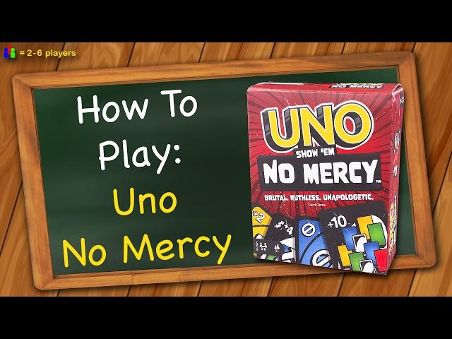 How to play Uno No Mercy