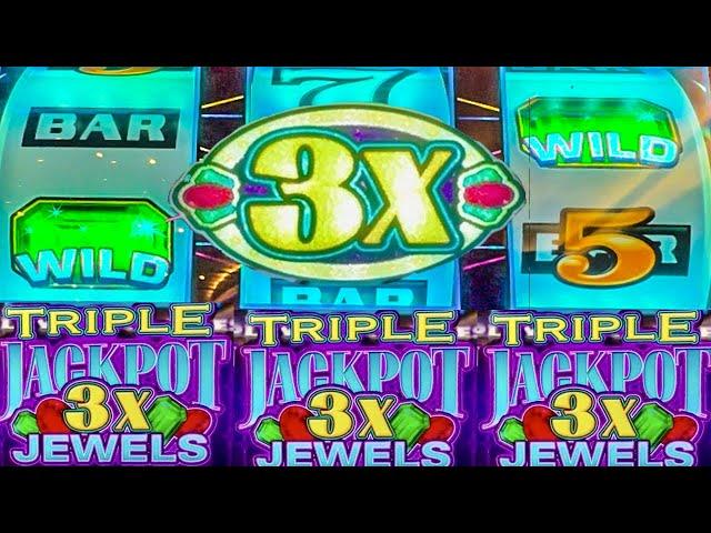 Mrs GCS Landed Progressive Jackpots on Triple Jackpot 3X Jewels