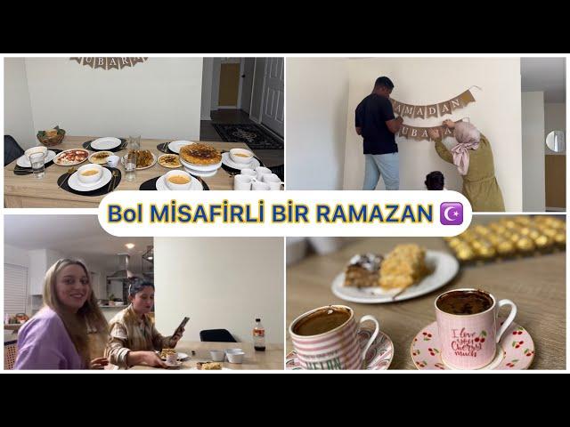 RAMAZAN’DA TÜRK ARKADAŞLARIMI YEMEĞE ÇAĞIRDIM ️ EVİMİZİ RAMAZAN İÇİN SÜSLEDİK  RAMAZAN VLOG