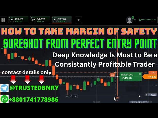 Price action in Binary options how to take margin of safety from a perfect entry point in iq option