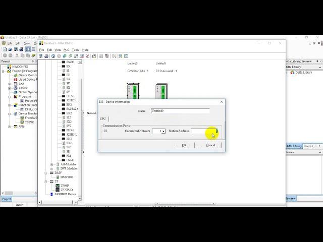 DVP PLC PLC Link function in ISPSoft NWCONFIG