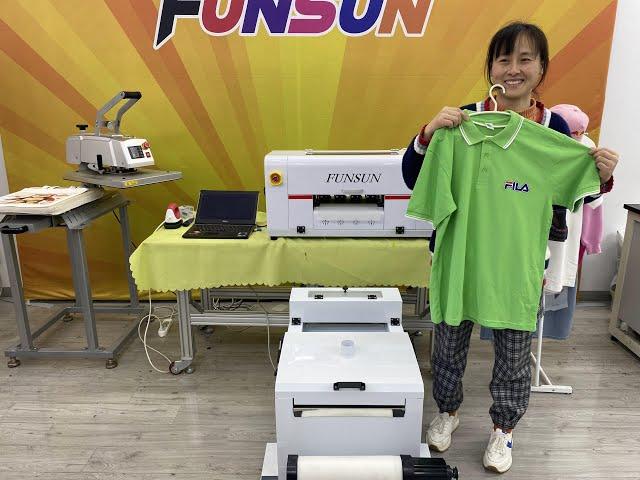 So amazing DTF cloth printer,all kind fabric material printing, good business !