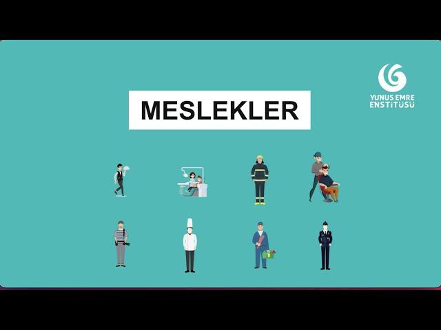 Türkçe Kelime Hazinem  - 11 / Meslekler (Professions)