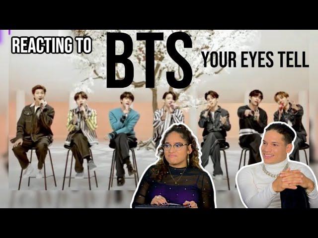 Waleska & Efra react to BTS - Your Eyes Tell Live Performance | REACTION