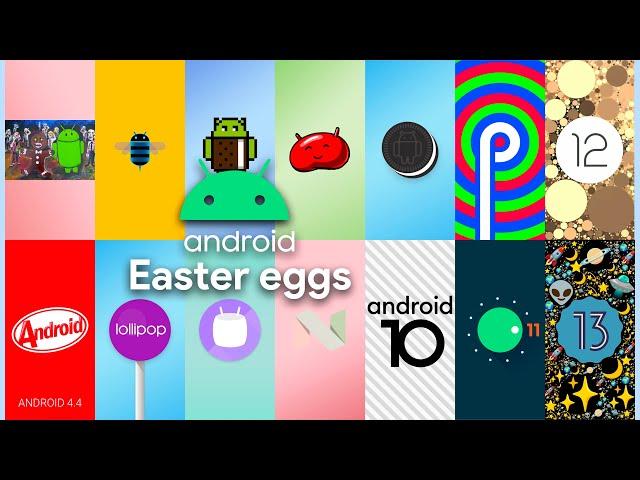 All Android Easter Egg | Android 1 - 13 | Every Version | Evolution