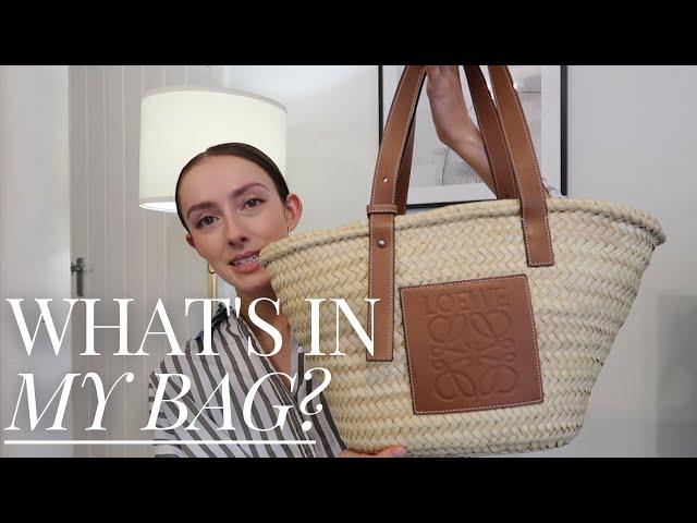 What’s In My Loewe Basket Bag? | Loewe Medium Basket Bag Review.