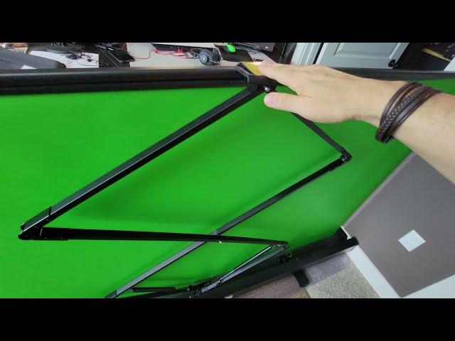 RAUBAY Wide Green Screen for Chromakey Streaming