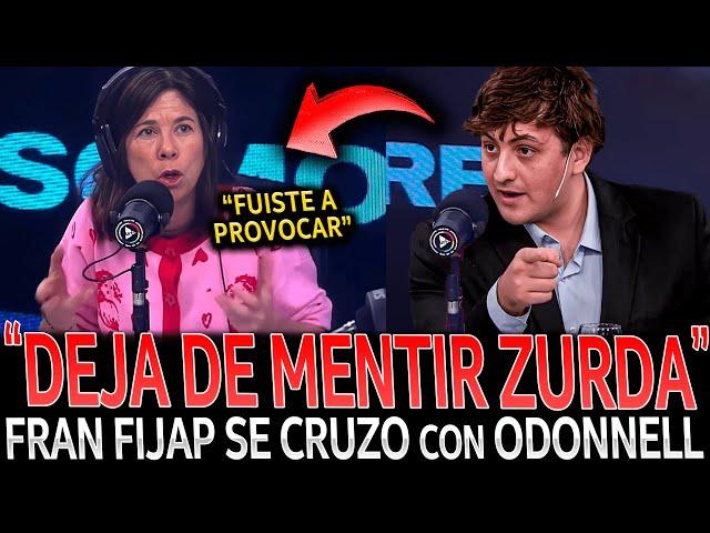 ¡EL LIBERTARIO FRAN FIJAP se CRUZÓ con ODONNELL en VIVO tras la AGRESI#N de los ZURDOS!