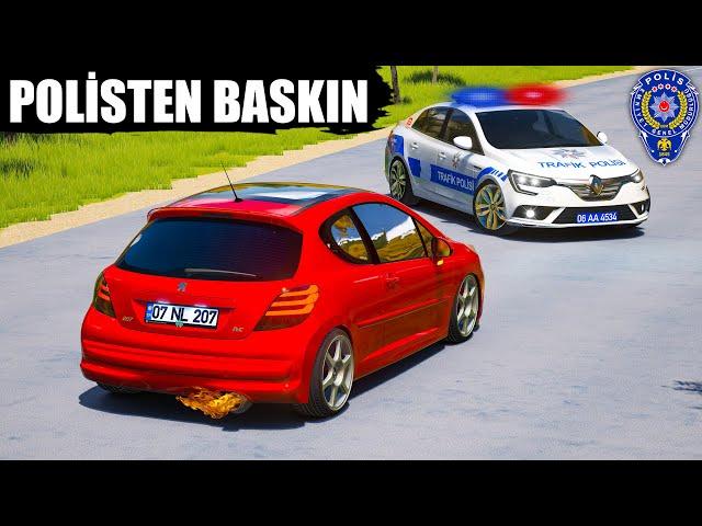 TRAFİKTE POLİSE MAKAS ATTIK !! Assetto Corsa Trafik Modu