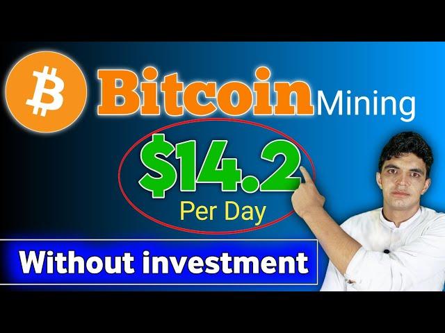 Bitcoin mining site without investment - $100  per Week || Best earning app || Btc mining