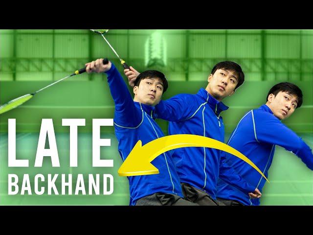 5 Steps to Master the Late Backhand (Badminton Tutorial)