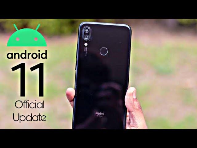 Xiaomi Redmi Note 7 Pro Official Android 11 Update